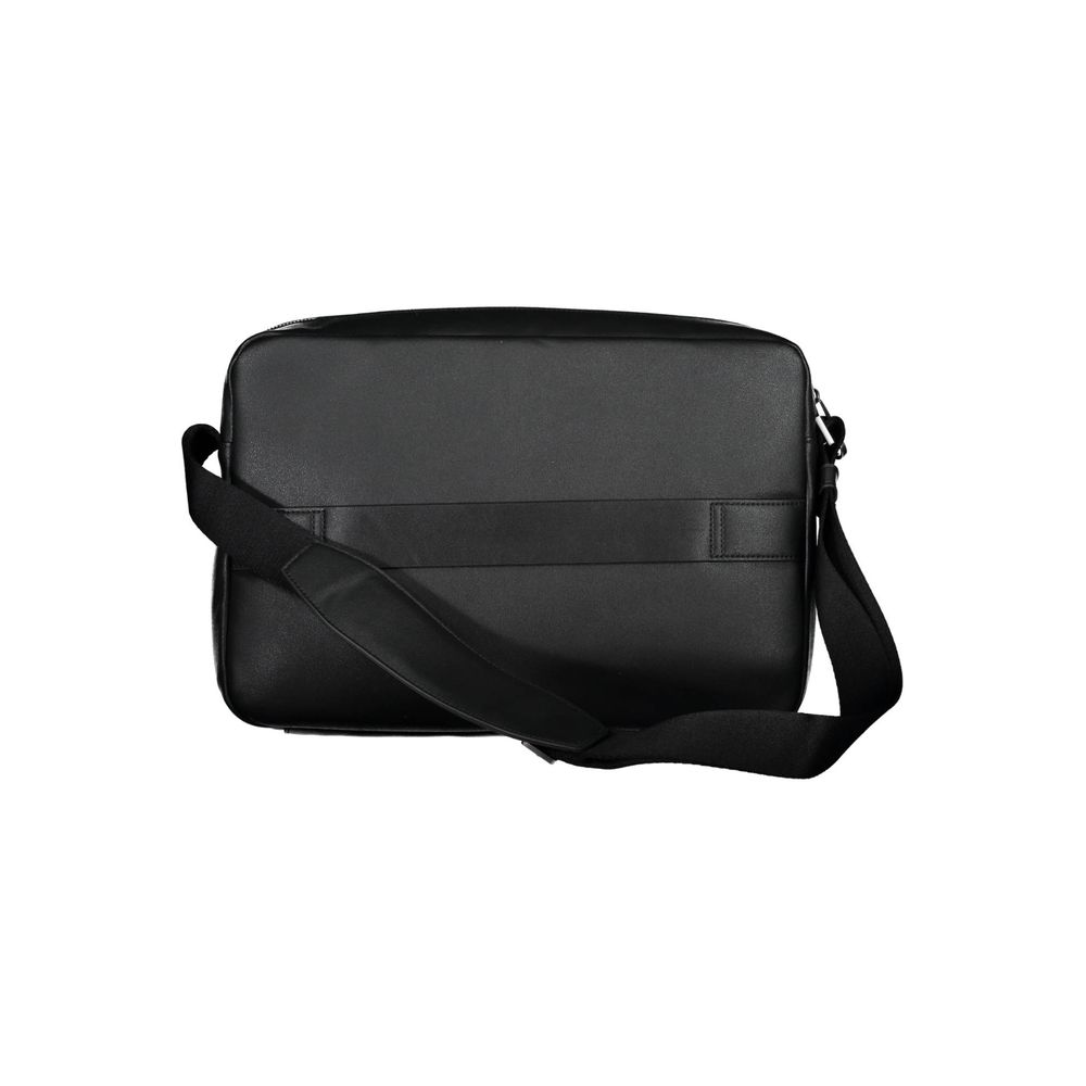 Nero Recycled Polyester Men Briefcase