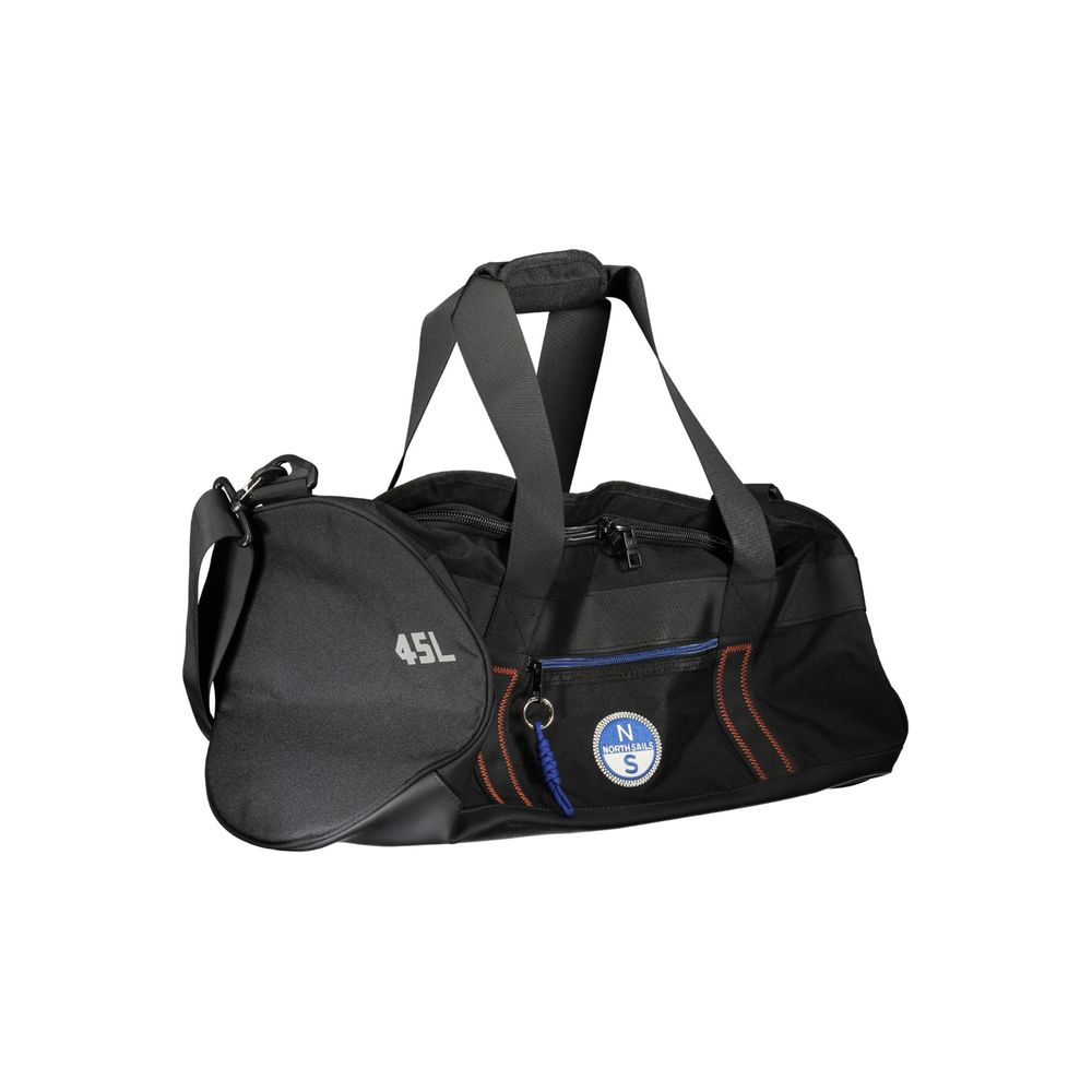 Black Polyester Men's Duffle Bag