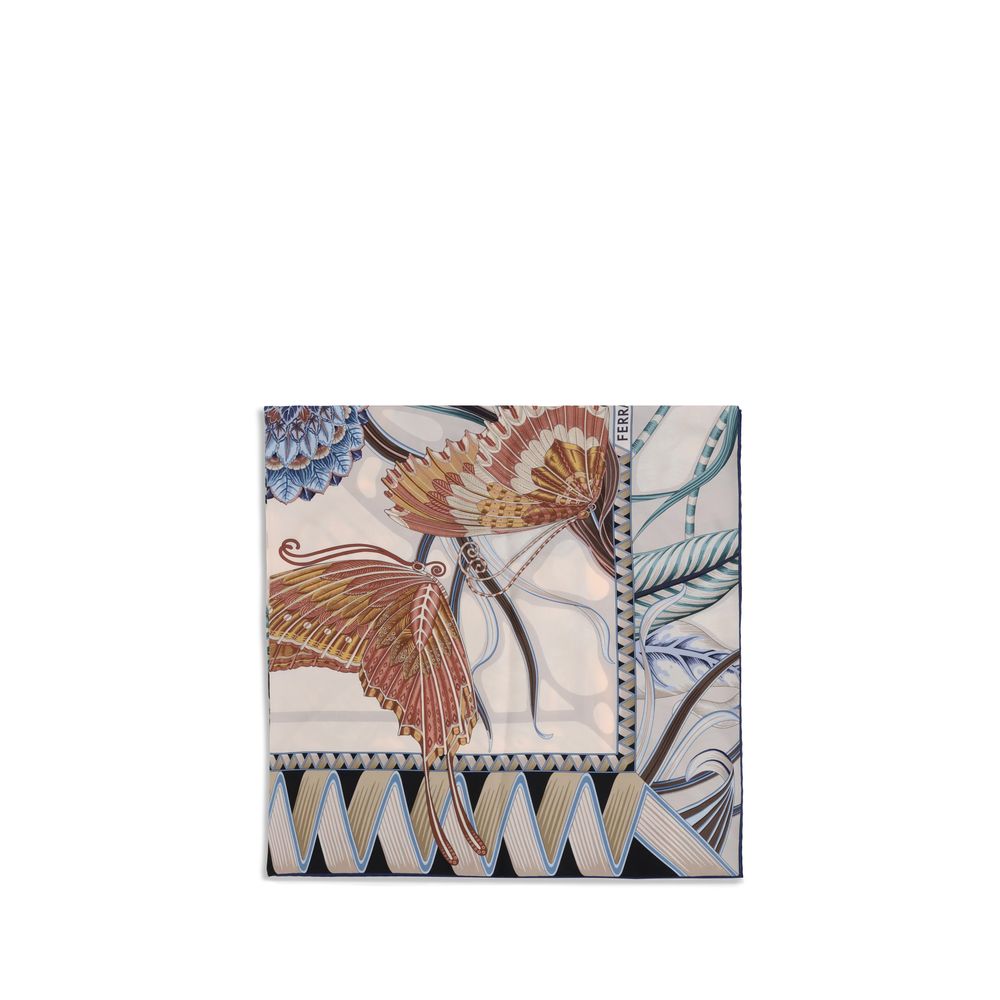 Giada Print Silk Scarf