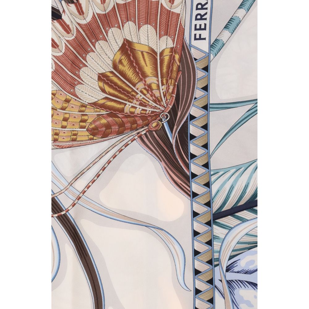 Giada Print Silk Scarf