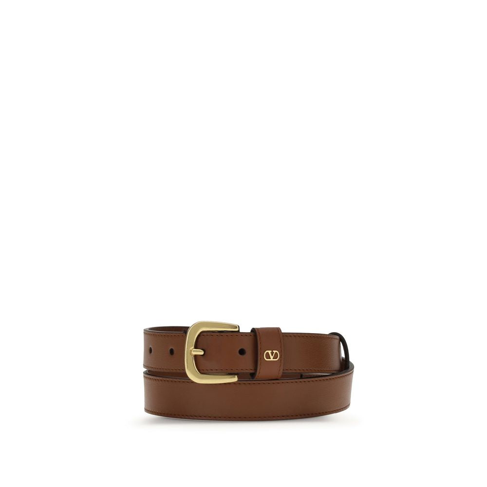 Brown Leather Regular Belt