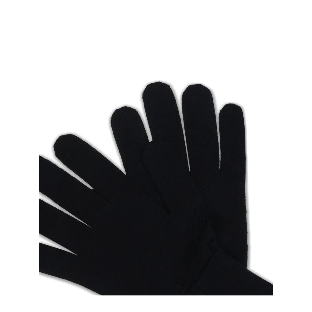 Black Wool Gloves