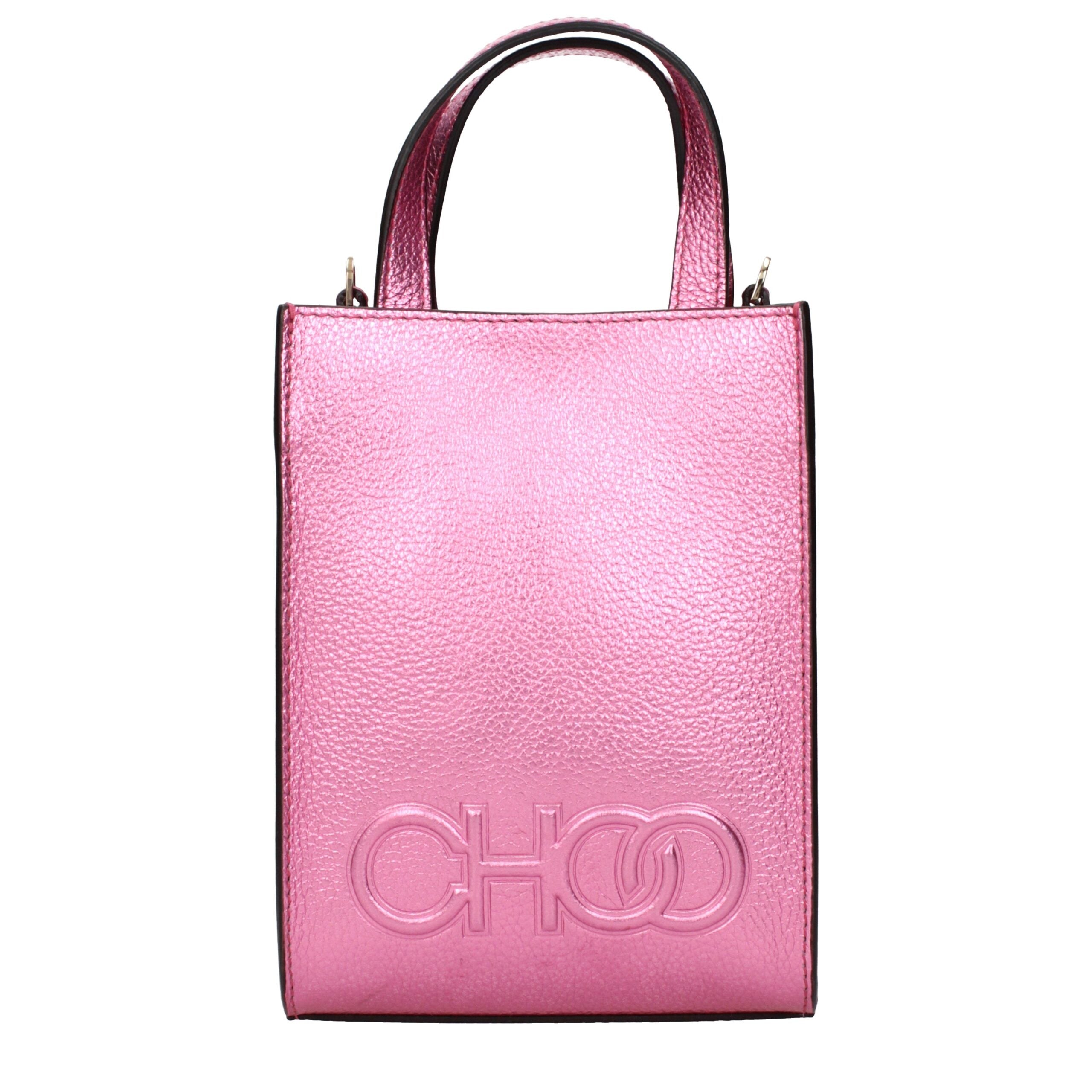Pink Leather Handbag