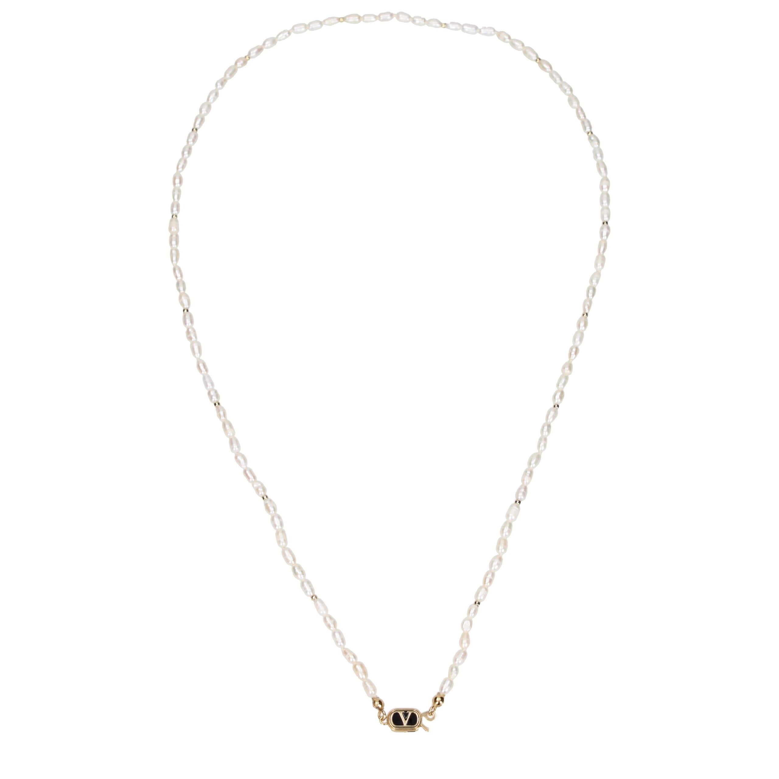 White Metal Necklace