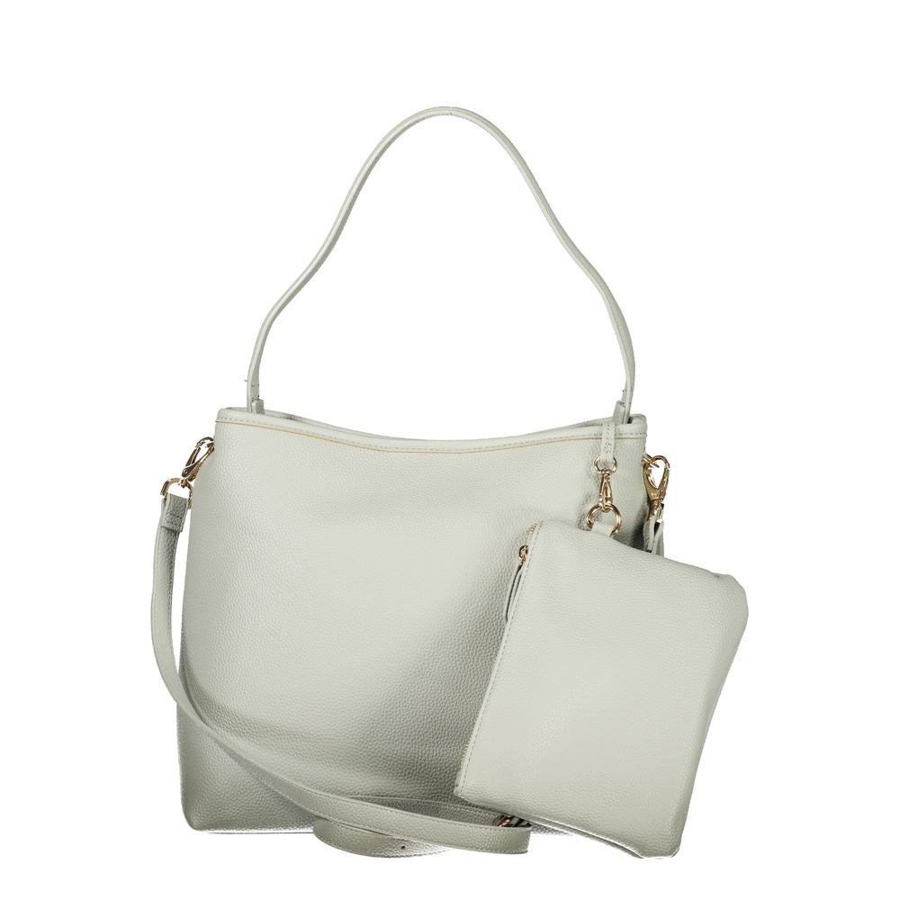 Grigio Polyurethane Women Shoulder Bag