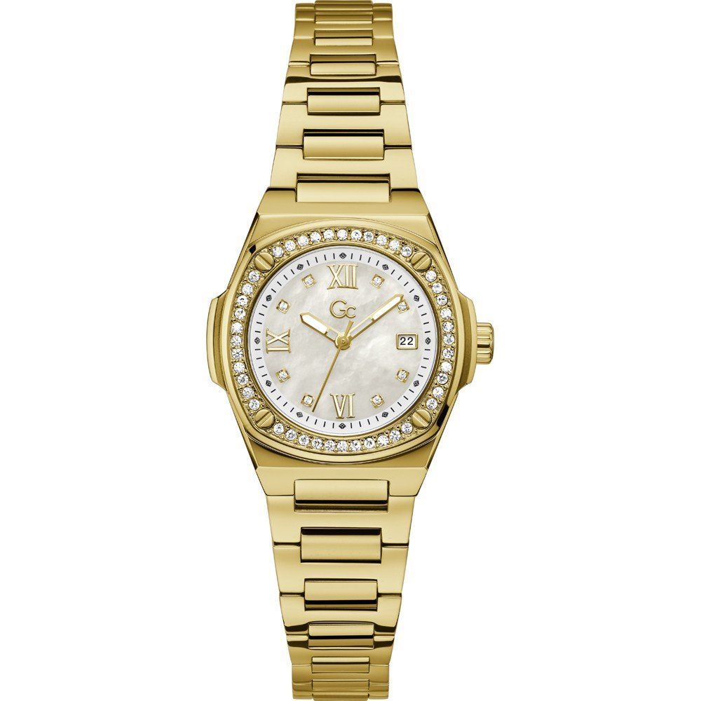 Gold Stainless Steel Dress Watch