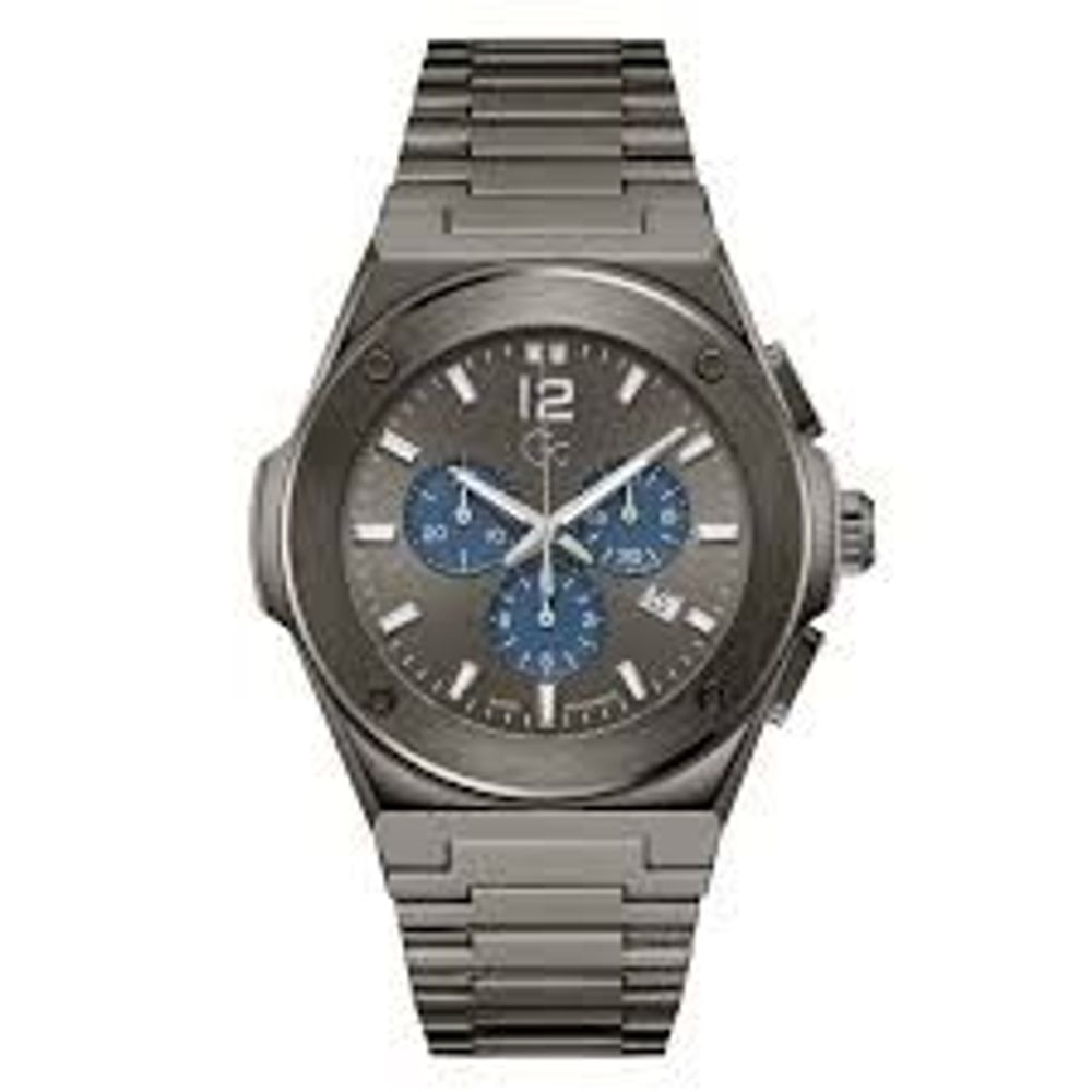 Gray Stainless Steel Dress Watch
