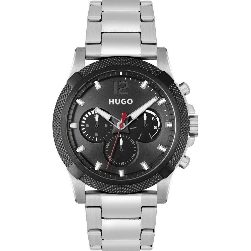 Gray Stainless Steel Dress Watch