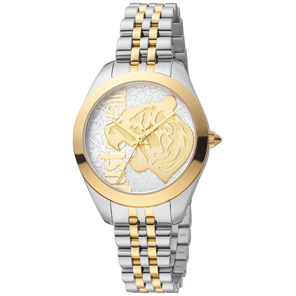 Multicolor Stainless Steel Dress Watch