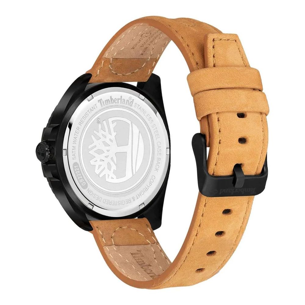 Brown Leather Dress Watch