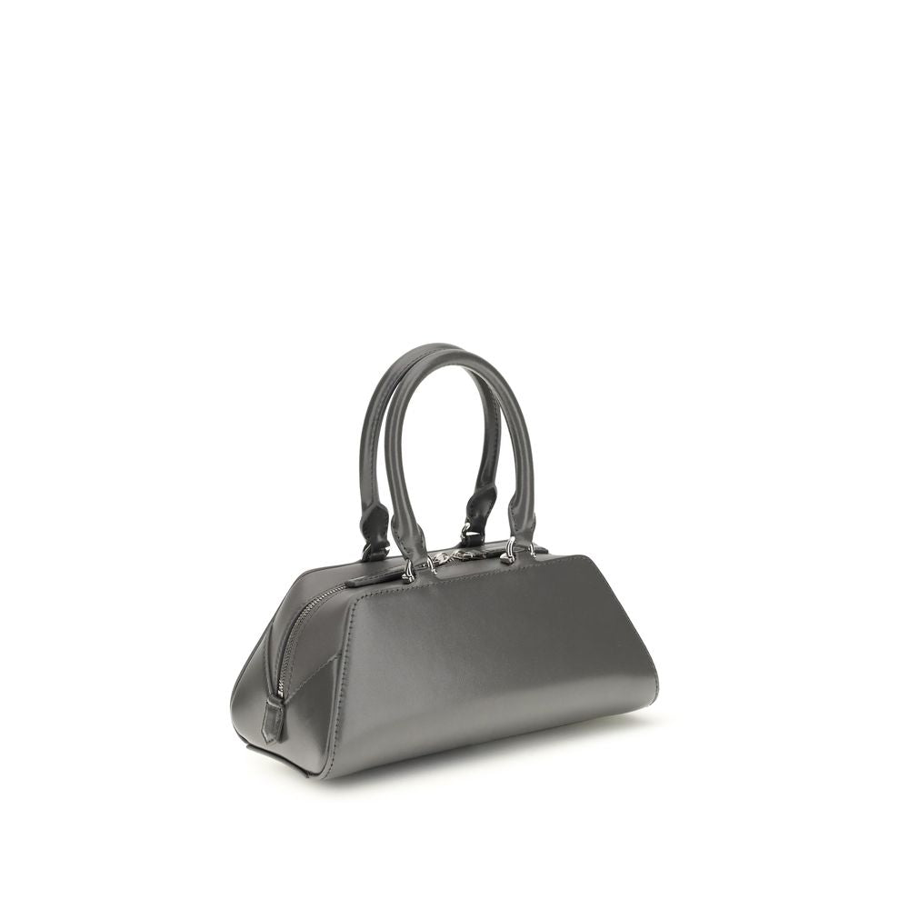 Gray Calf Leather Bos Taurus Shoulder Bag