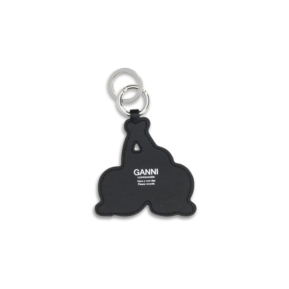 Multicolor Recycled Leather Keychain