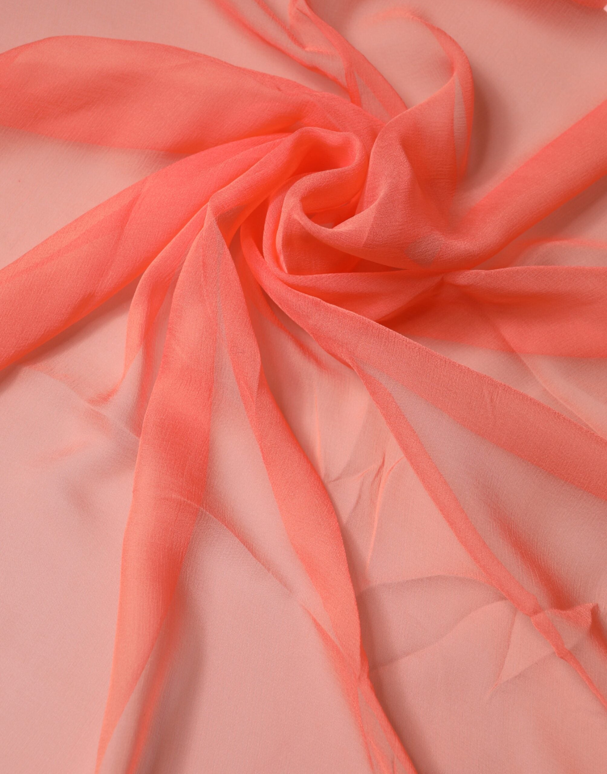 Orange Stole Silk Neck Wrap Shawl Men Scarf