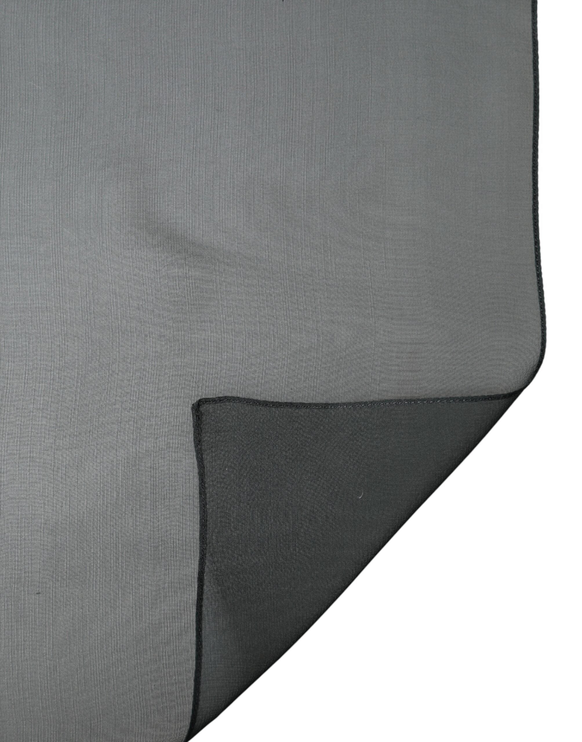 Dark Green Stole Silk Neck Wrap Shawl Scarf