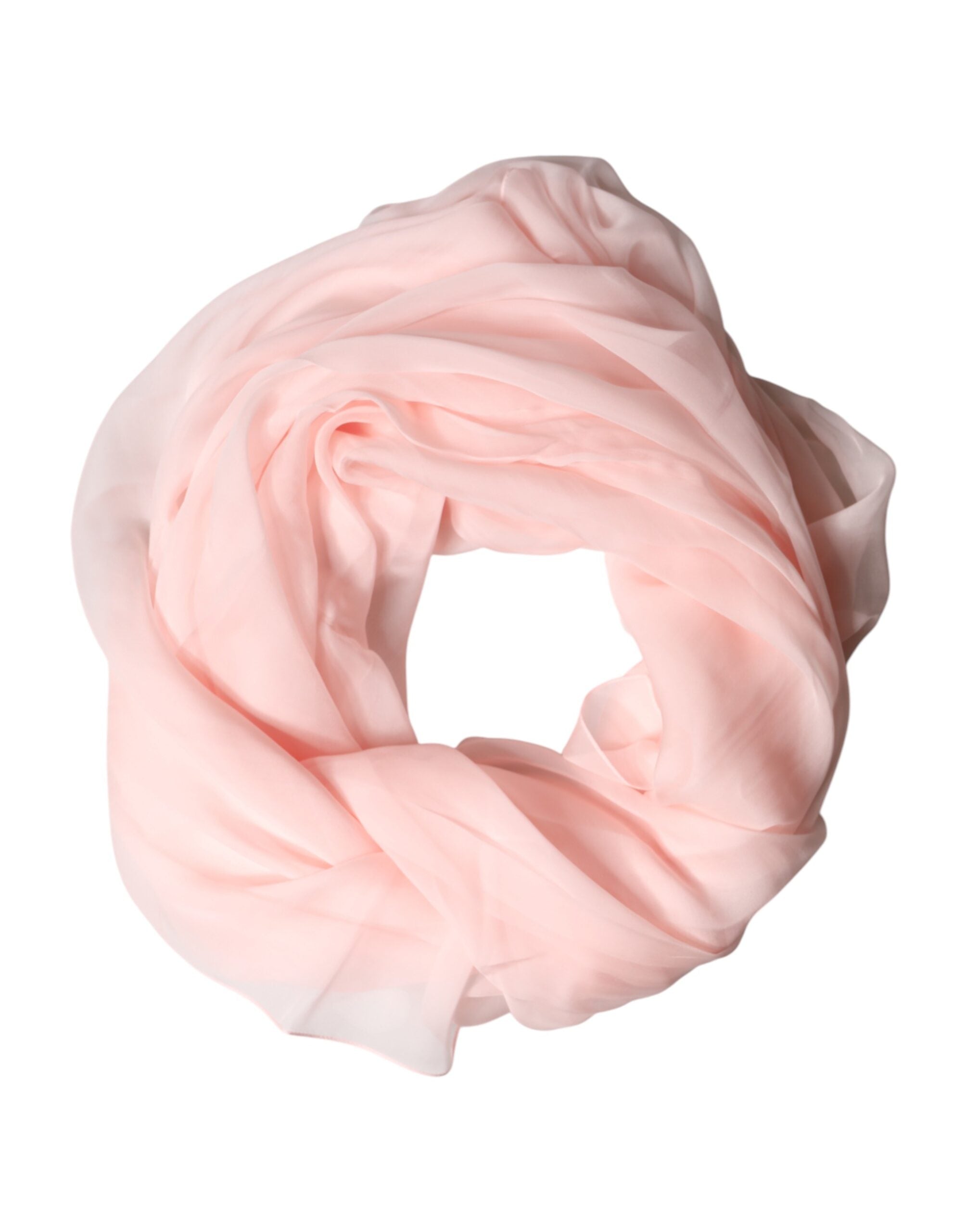 Light Pink Stole Silk Neck Wrap Shawl Scarf