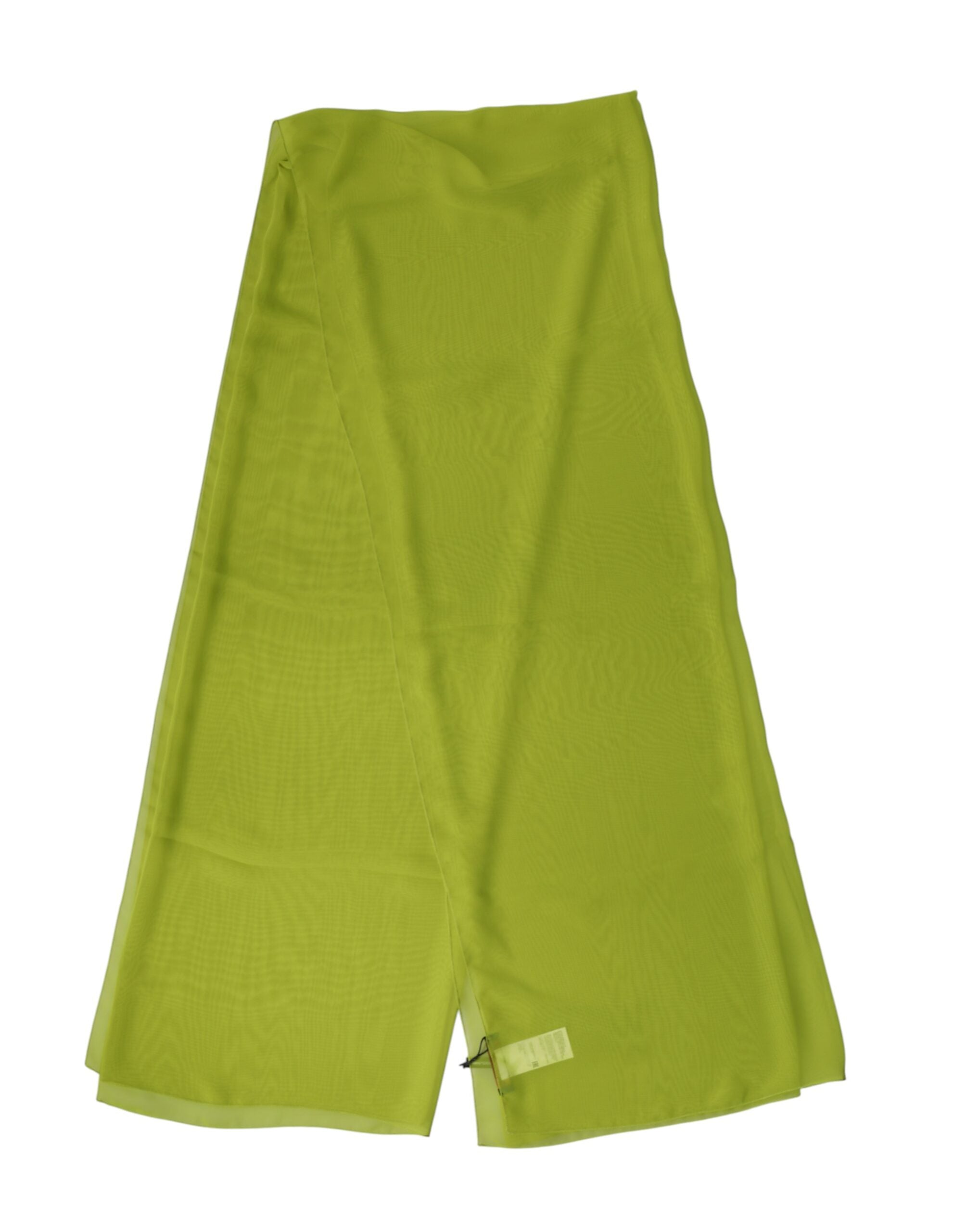 Green Polyester Stole Neck Wrap Shawl Scarf