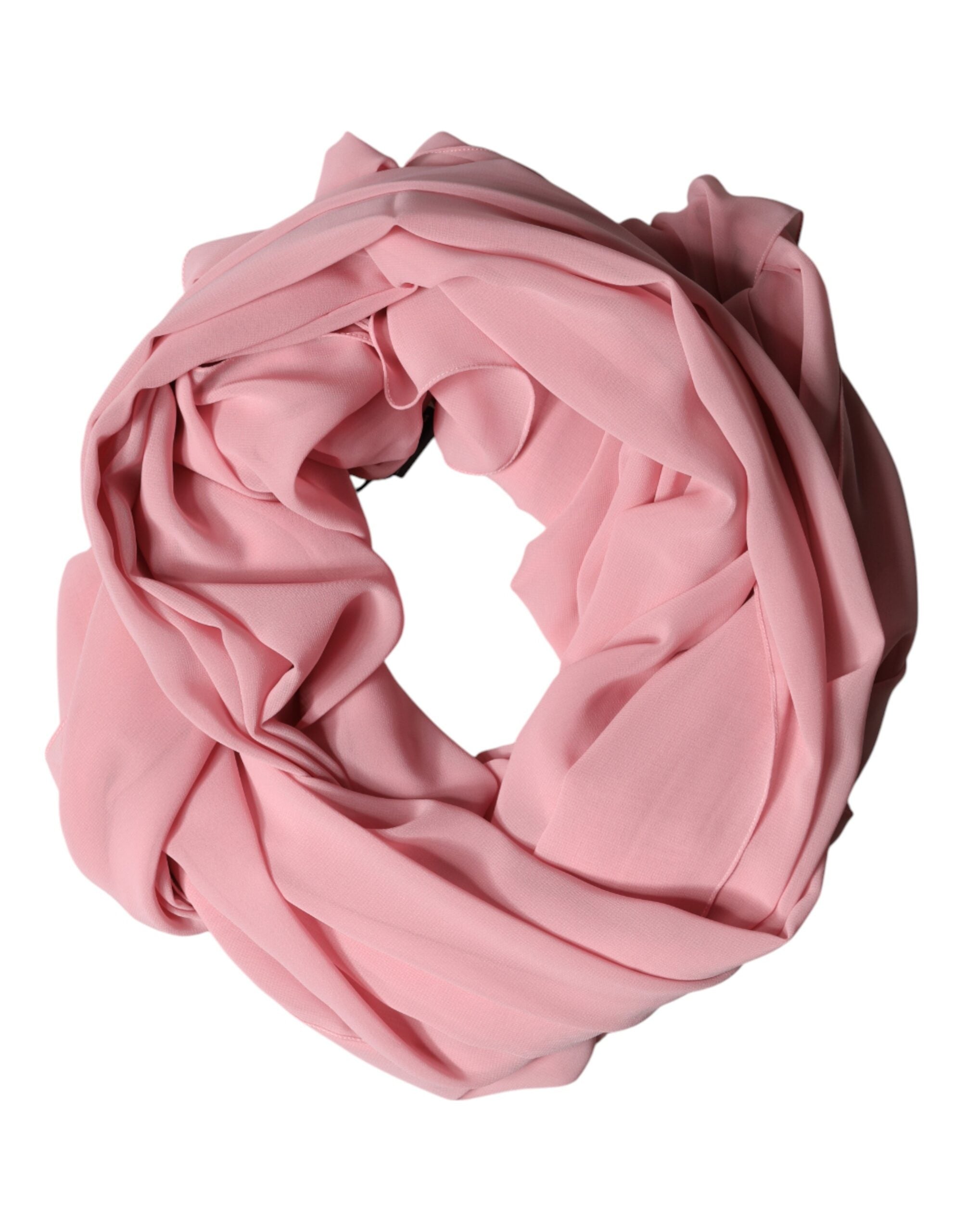 Pink Silk Stole Neck Wrap Shawl Men Scarf