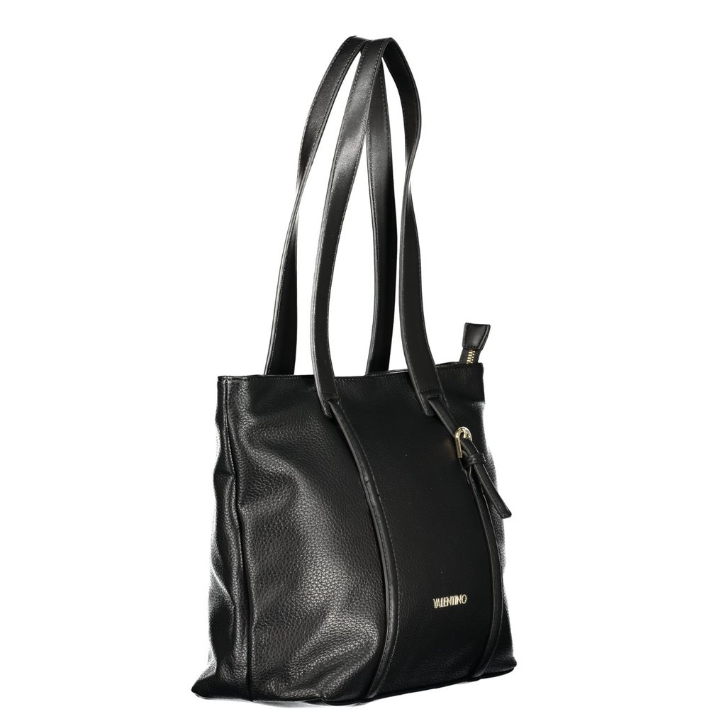 Black Polyurethane Women's Bag for Sophisticated Accessorizing