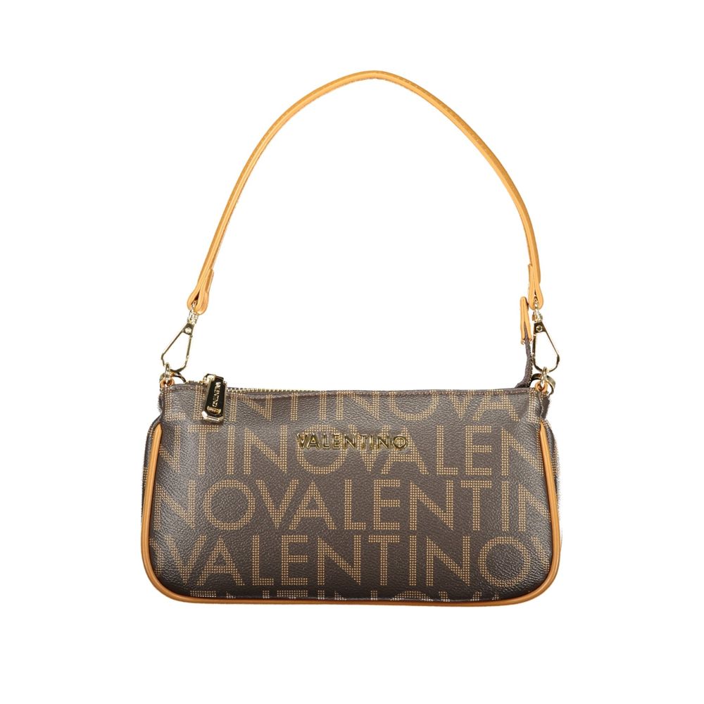 Brown Polyurethane Womens Bag