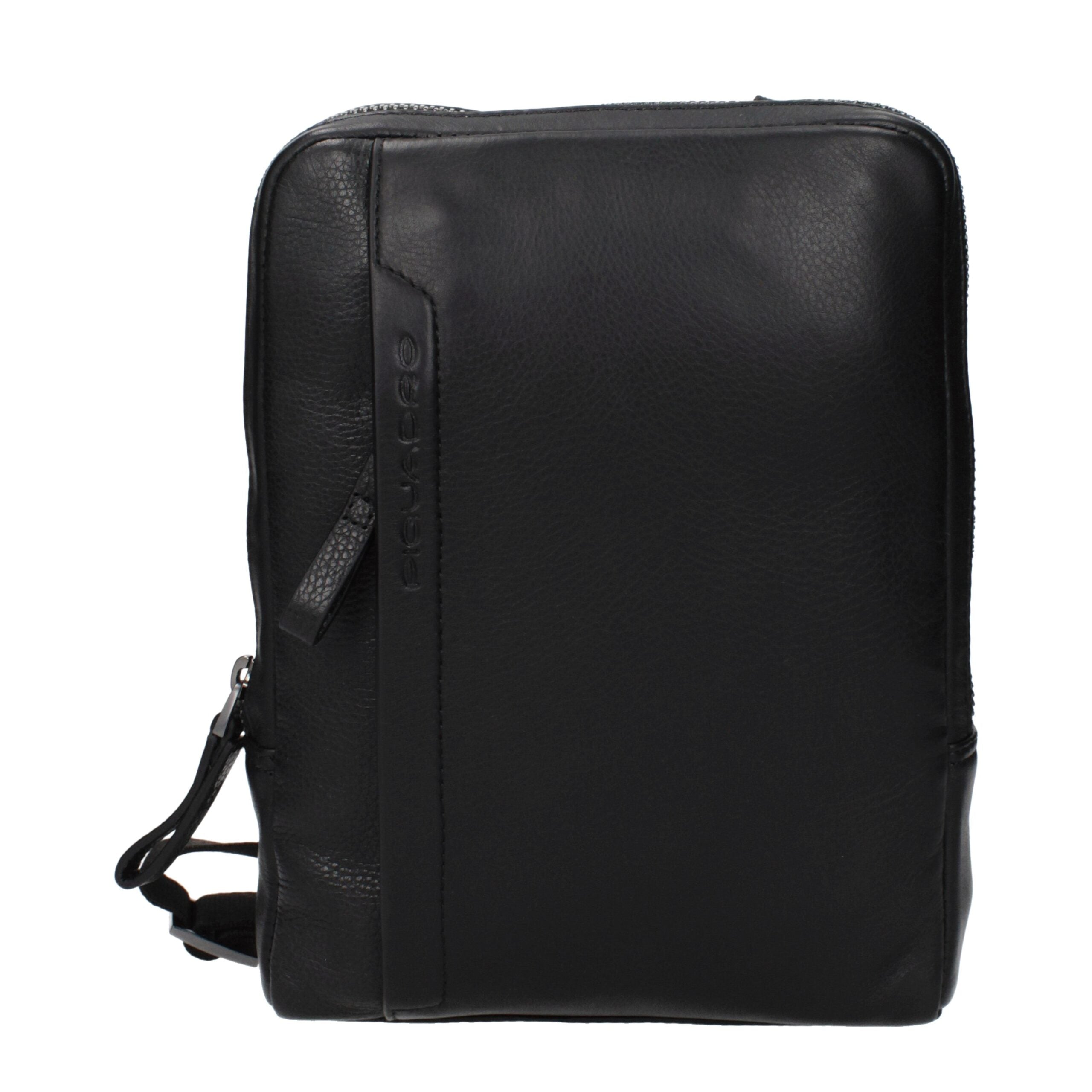 Black Leather Crossbody Bag