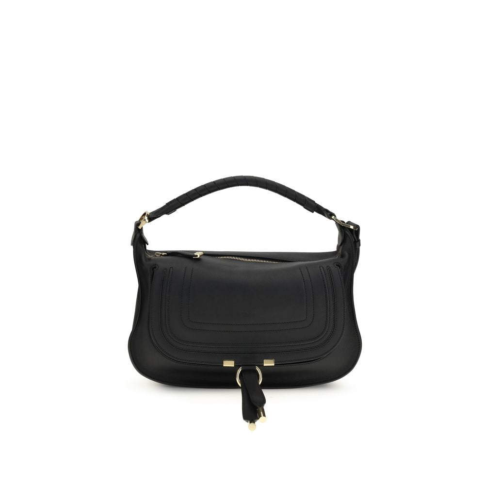 Black Calf Leather Bos Taurus Shoulder Bag