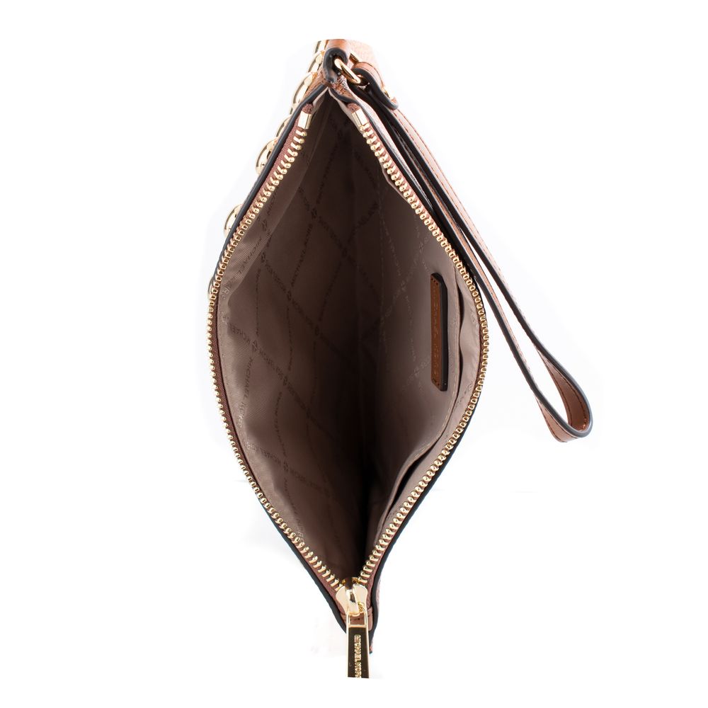 Black Leather Clutch Bag