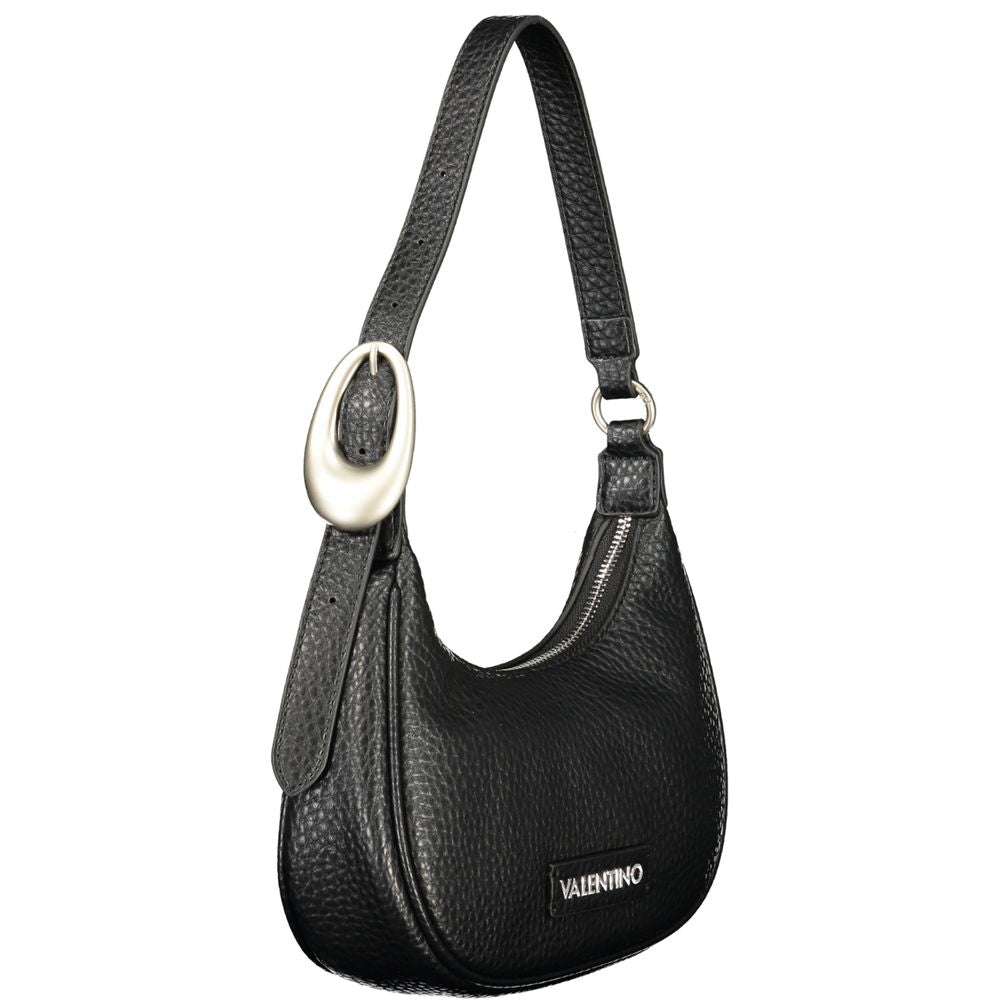 Black Polyurethane Women's Bag