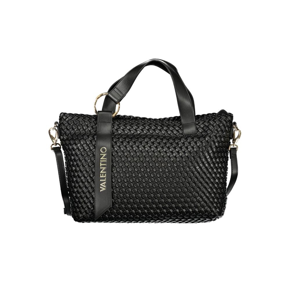 Black Polyurethane Women's Bag