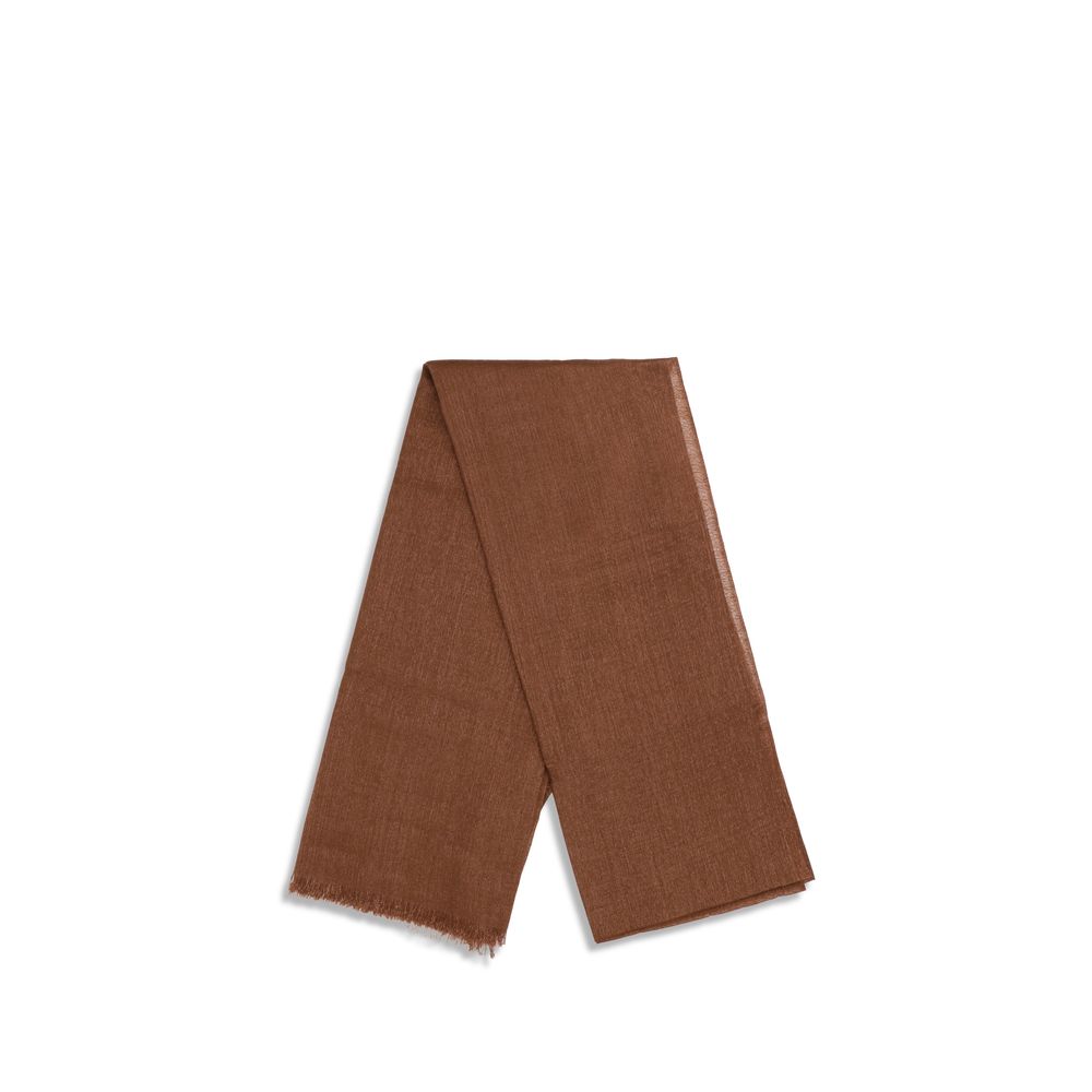Brown Cashmere Scarf