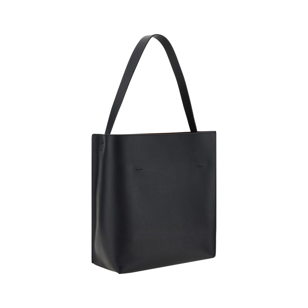 Black Calf Leather Bos Taurus Shoulder Bag
