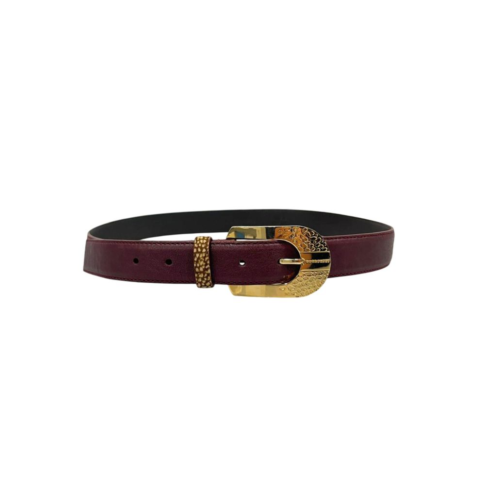 Red Leather Women Belt