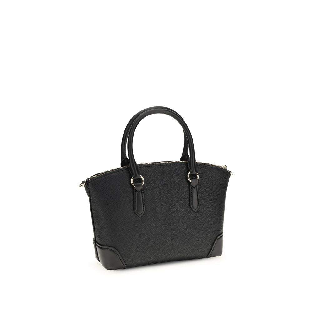 Black Calf Leather Bos Taurus Handbag