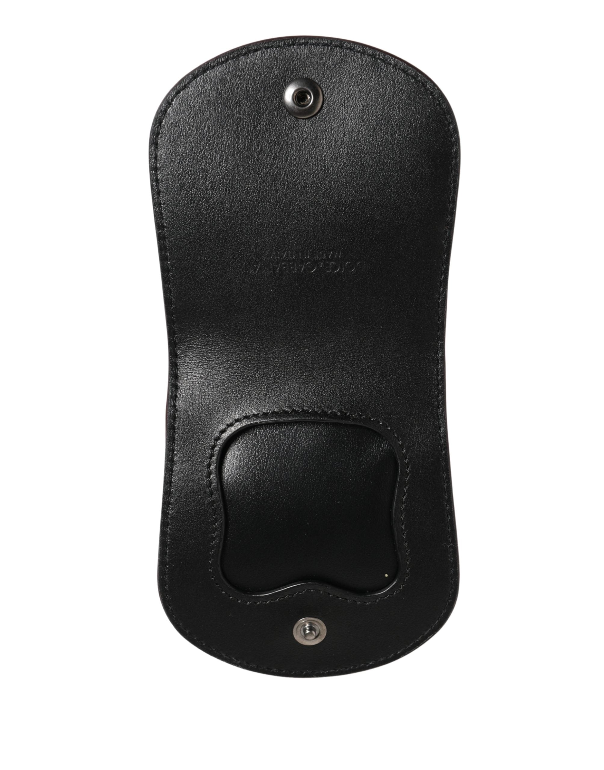 Burgundy Exotic Skin Condom Case Holder Pocket Wallet