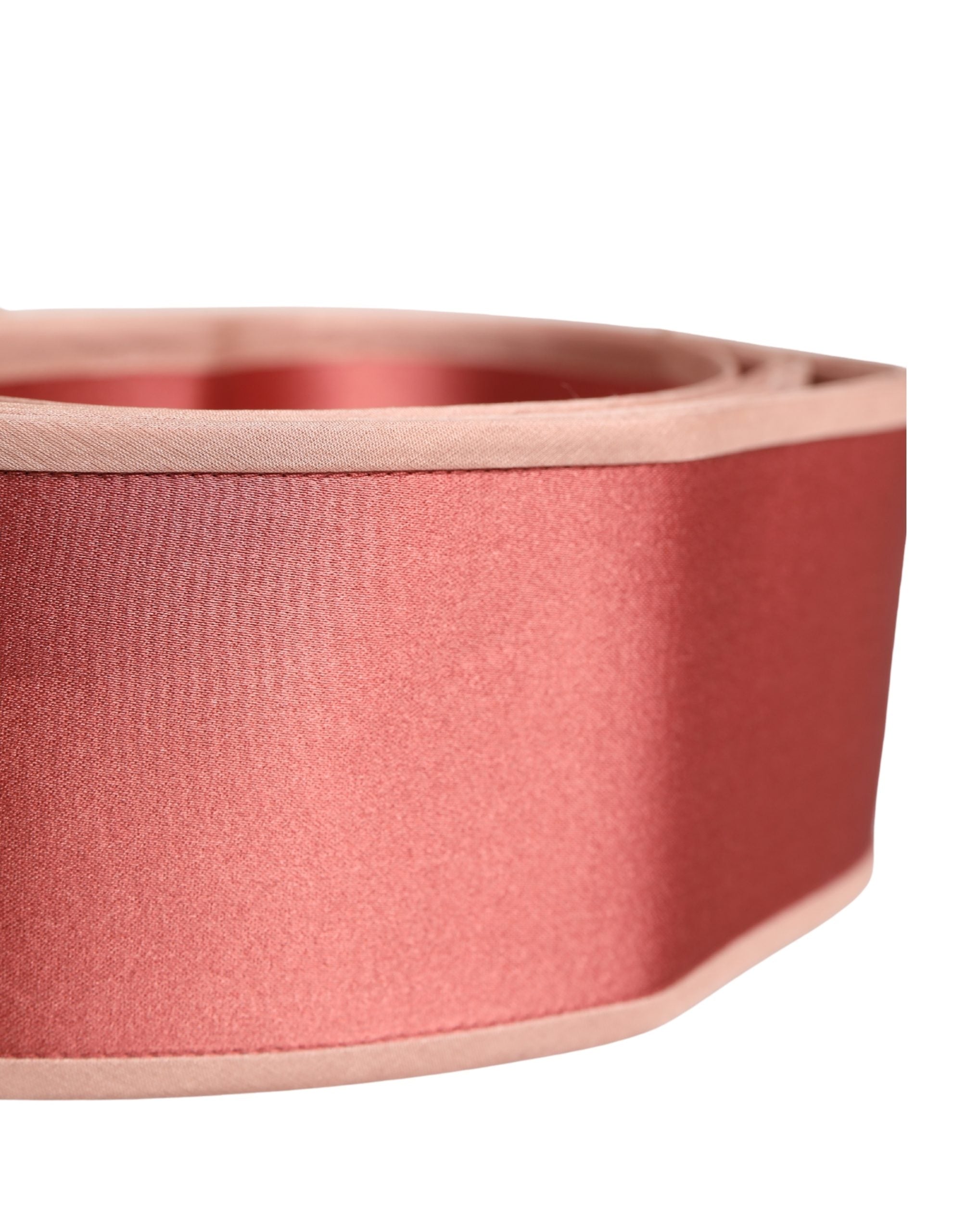 Pink Silk Satin Waist Women Cintura Belt