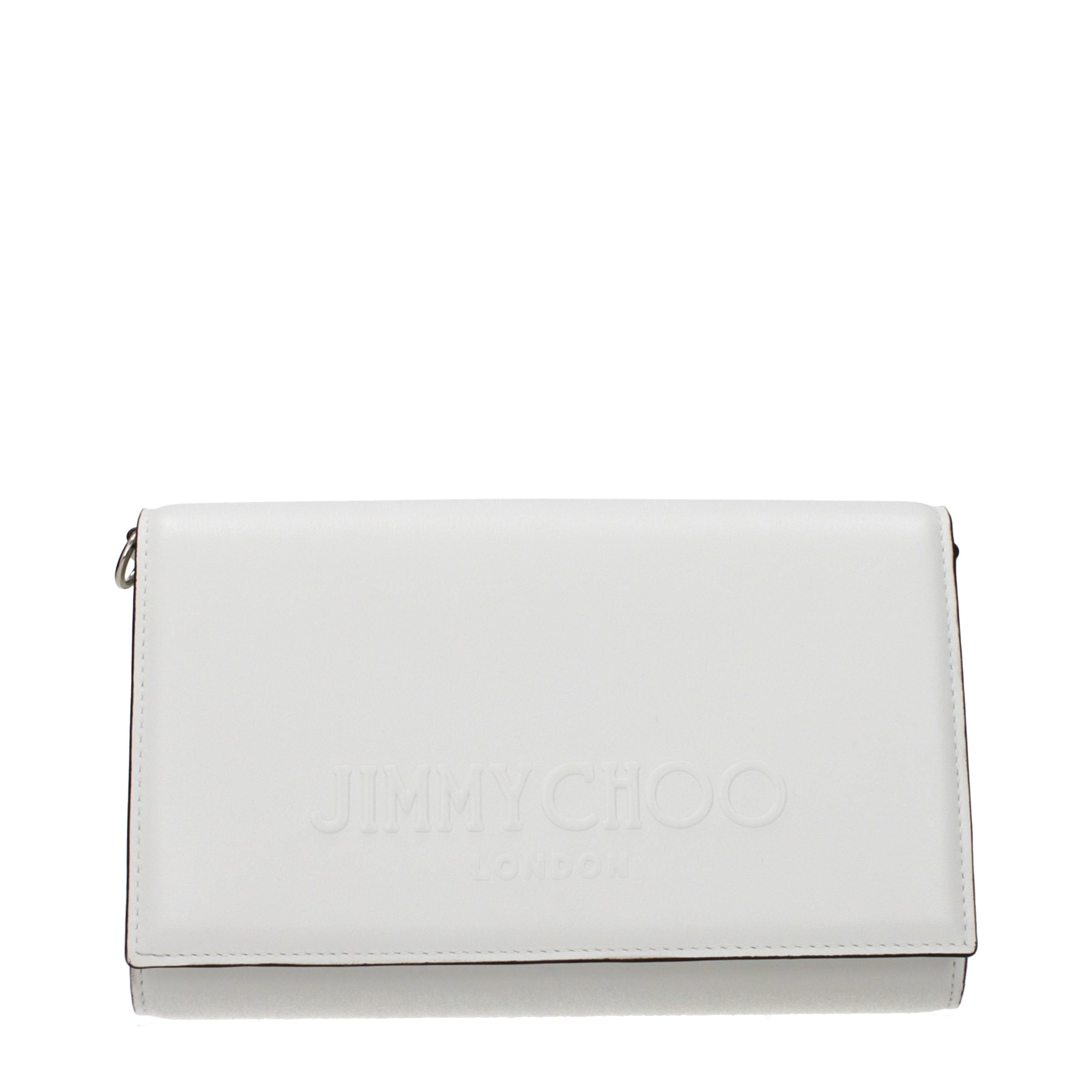 White Leather Clutch Bag