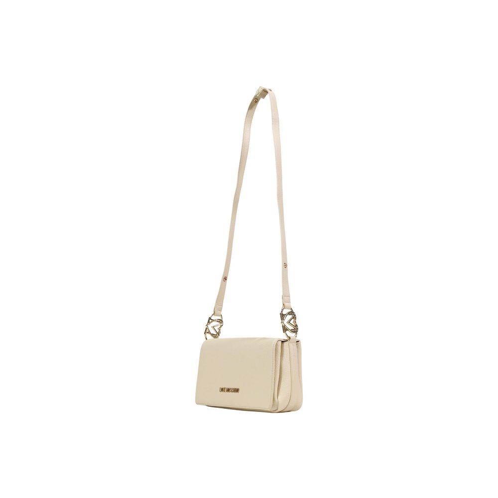 Beige Polyethylene Handbag