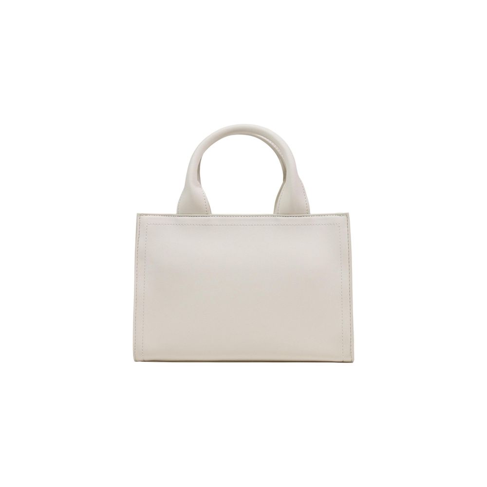 Beige Polyethylene Handbag