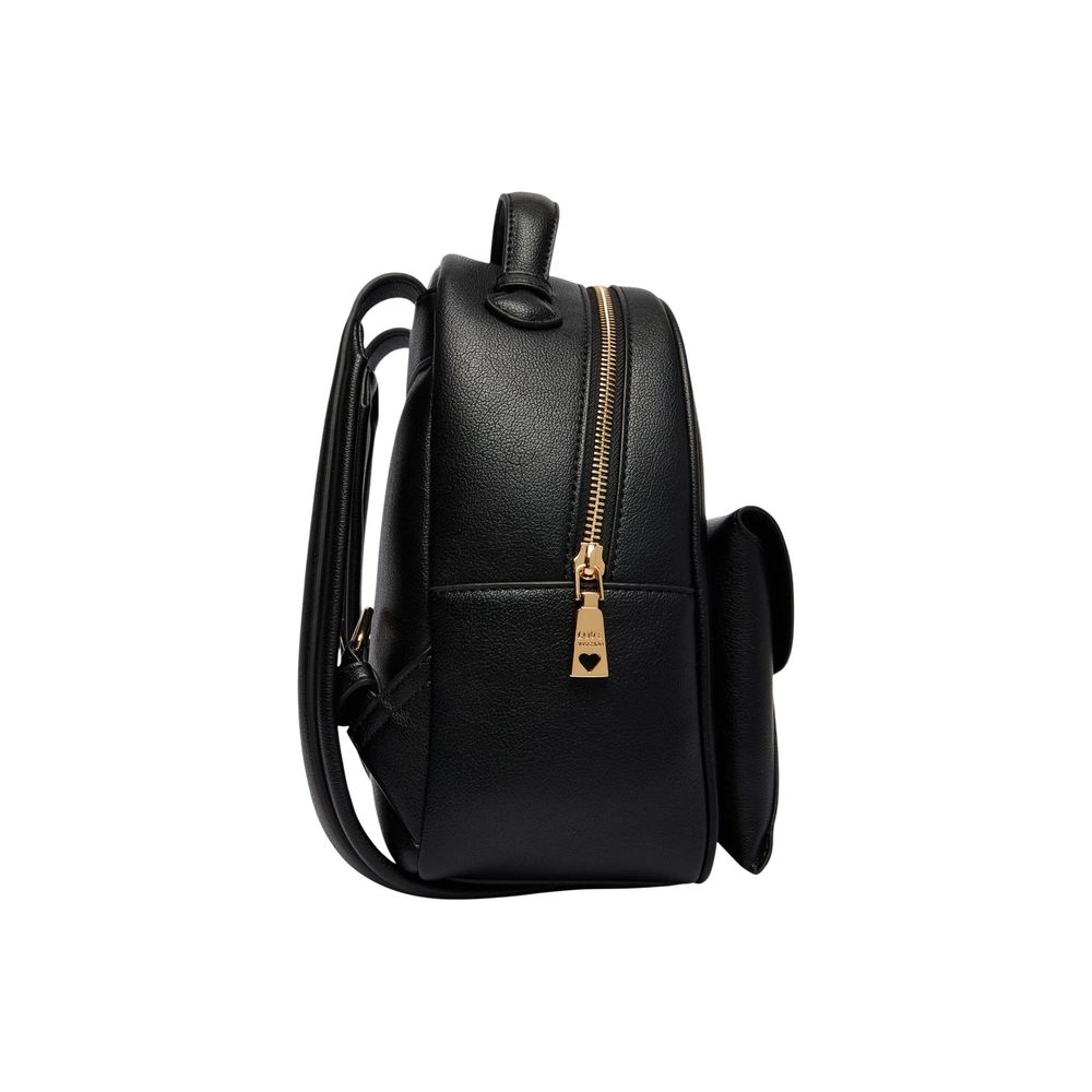 Black Polyethylene Backpack