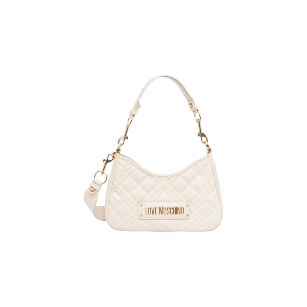 Beige Polyethylene Handbag