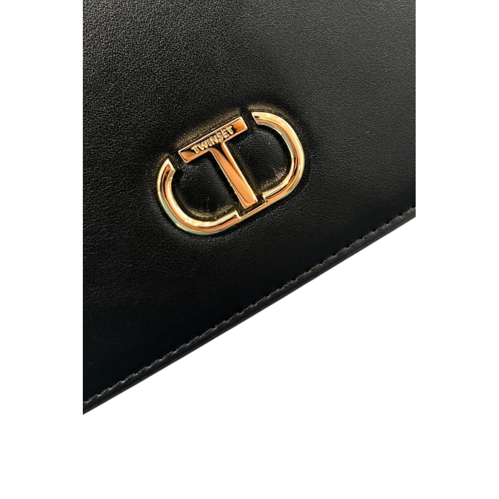 Black PU Women Crossbody Bag