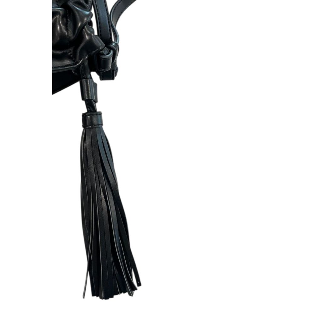 Black PU Women Shoulder Bag