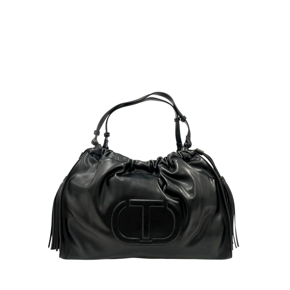 Black Polyethylene Clutch Bag