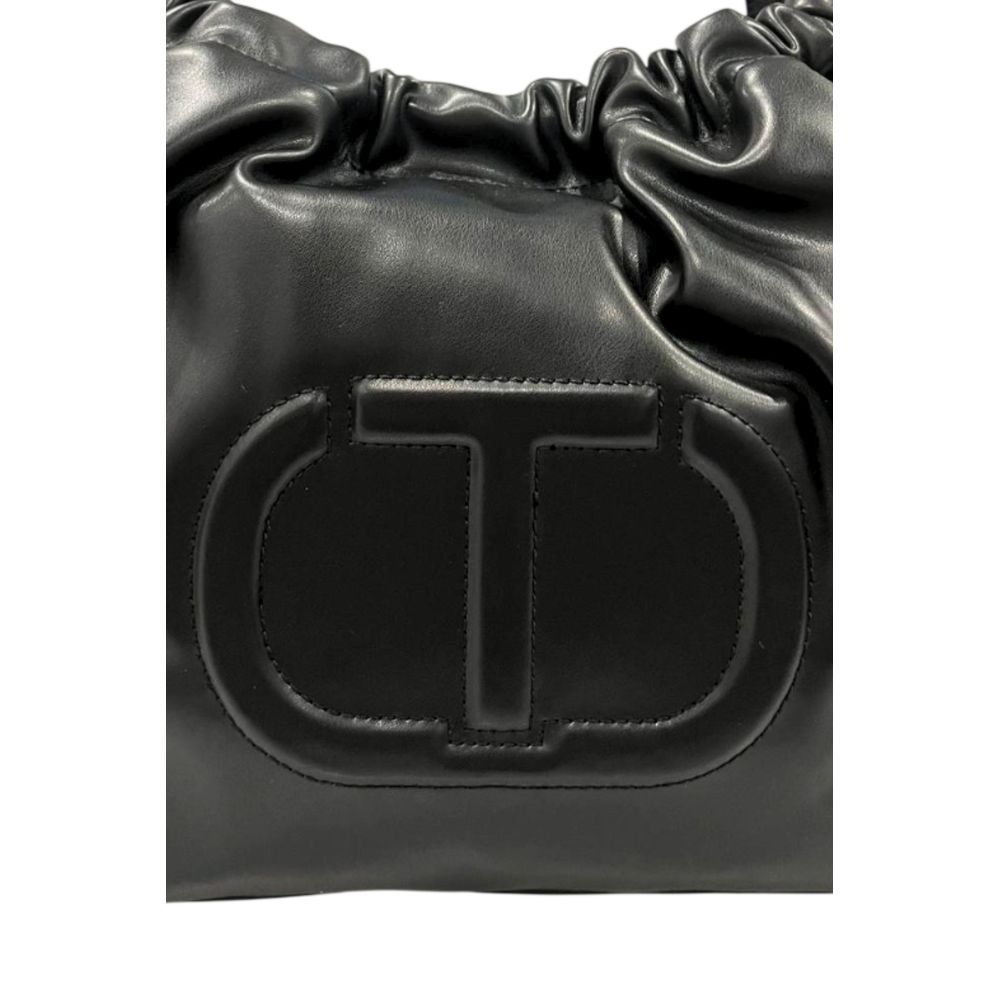 Black Polyethylene Clutch Bag