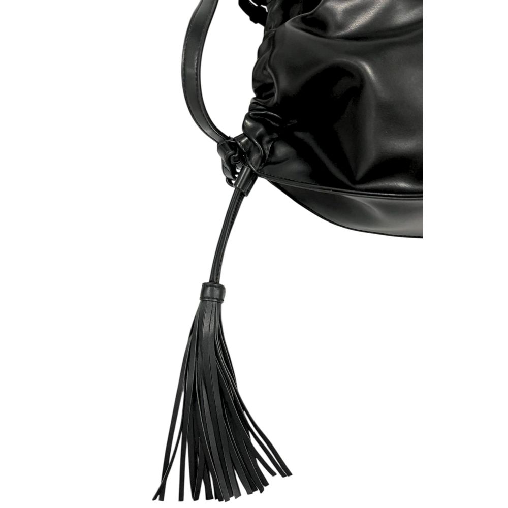 Black Polyethylene Clutch Bag