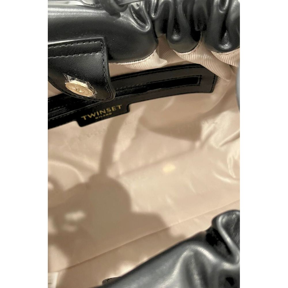 Black Polyethylene Clutch Bag