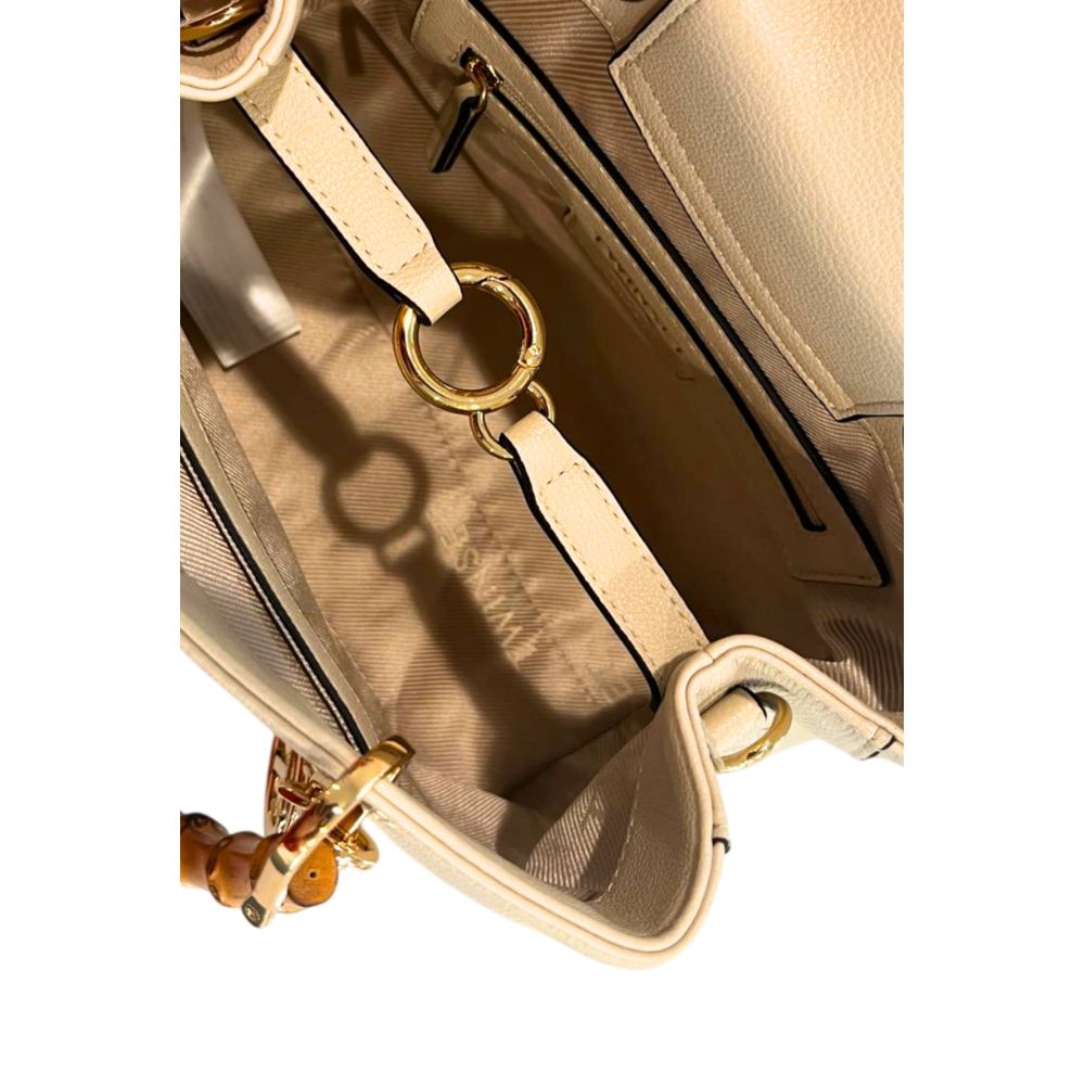 Beige PU Women Handbag