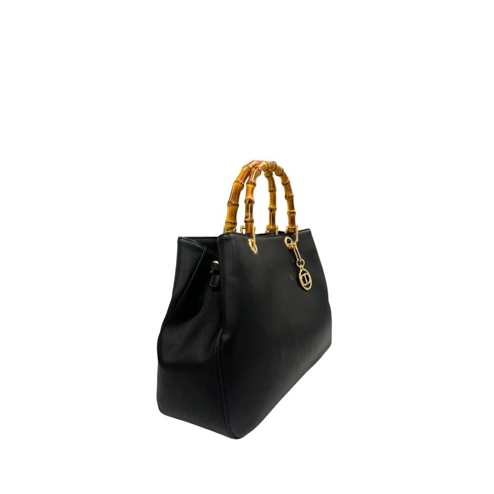 Black PU Women Handbag