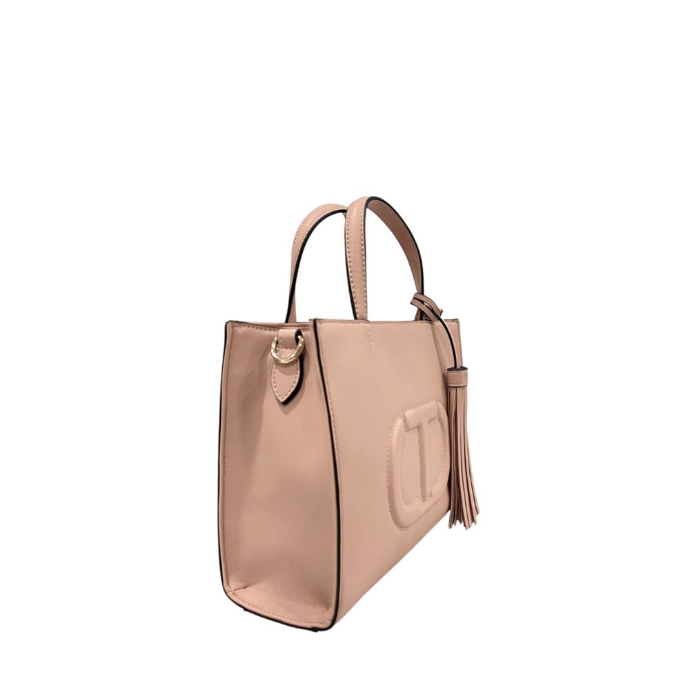 Pink PU Women Handbag