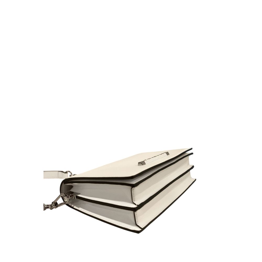 White PU Women Crossbody Bag