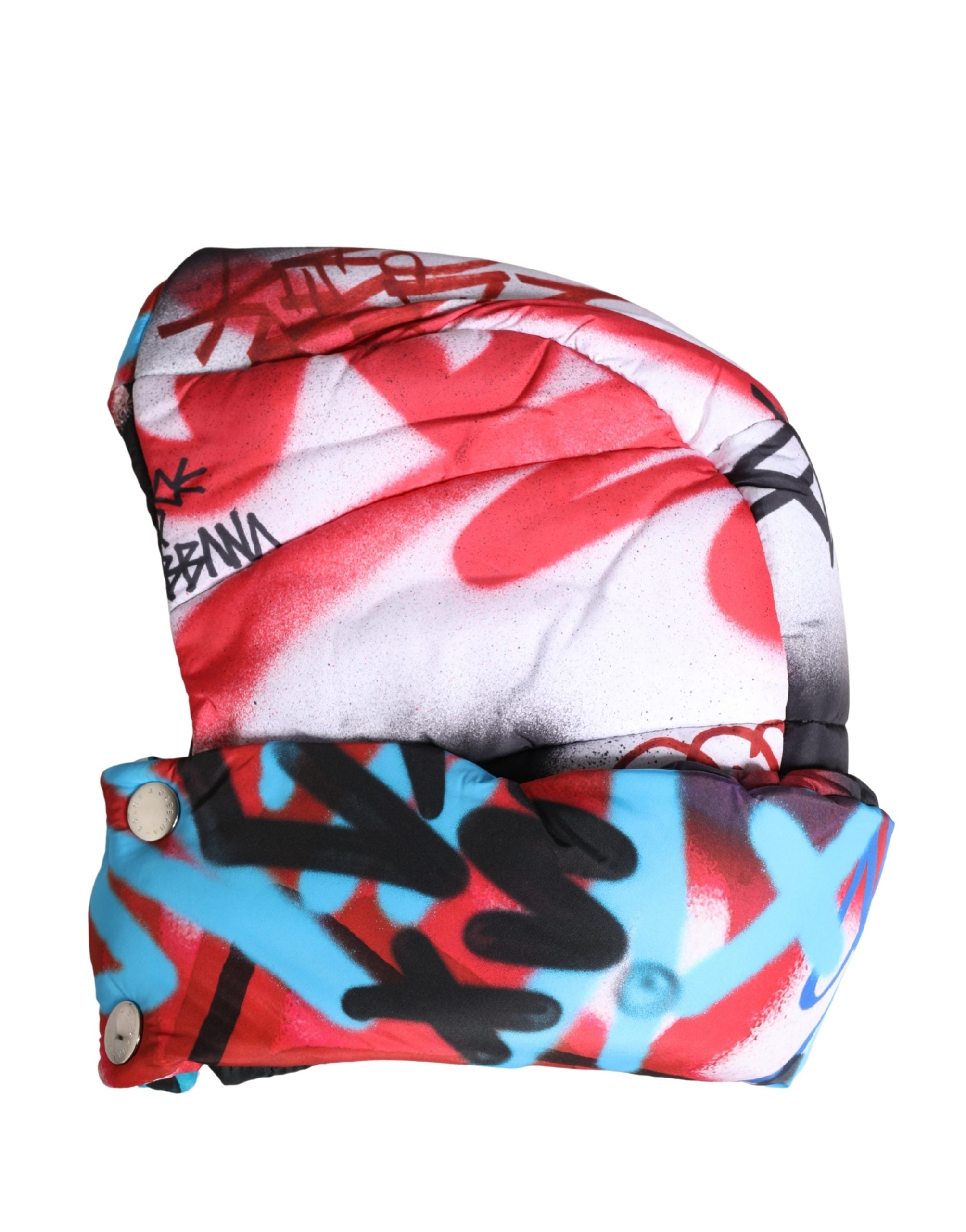 Multicolor Graffiti Whole Head Wrap Capello Hat